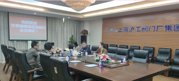 華亭鎮鎮長尹小興一行蒞臨我司走訪調研(圖2)